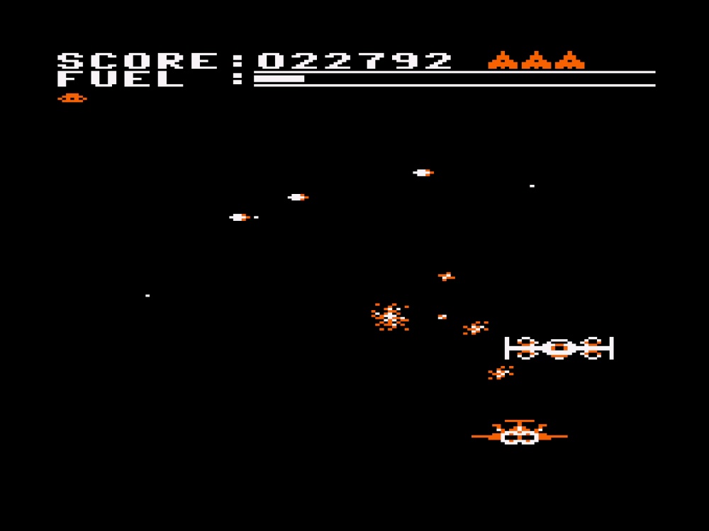 Gameplay of Buck Rogers: Planet of Zoom for Atari 5200